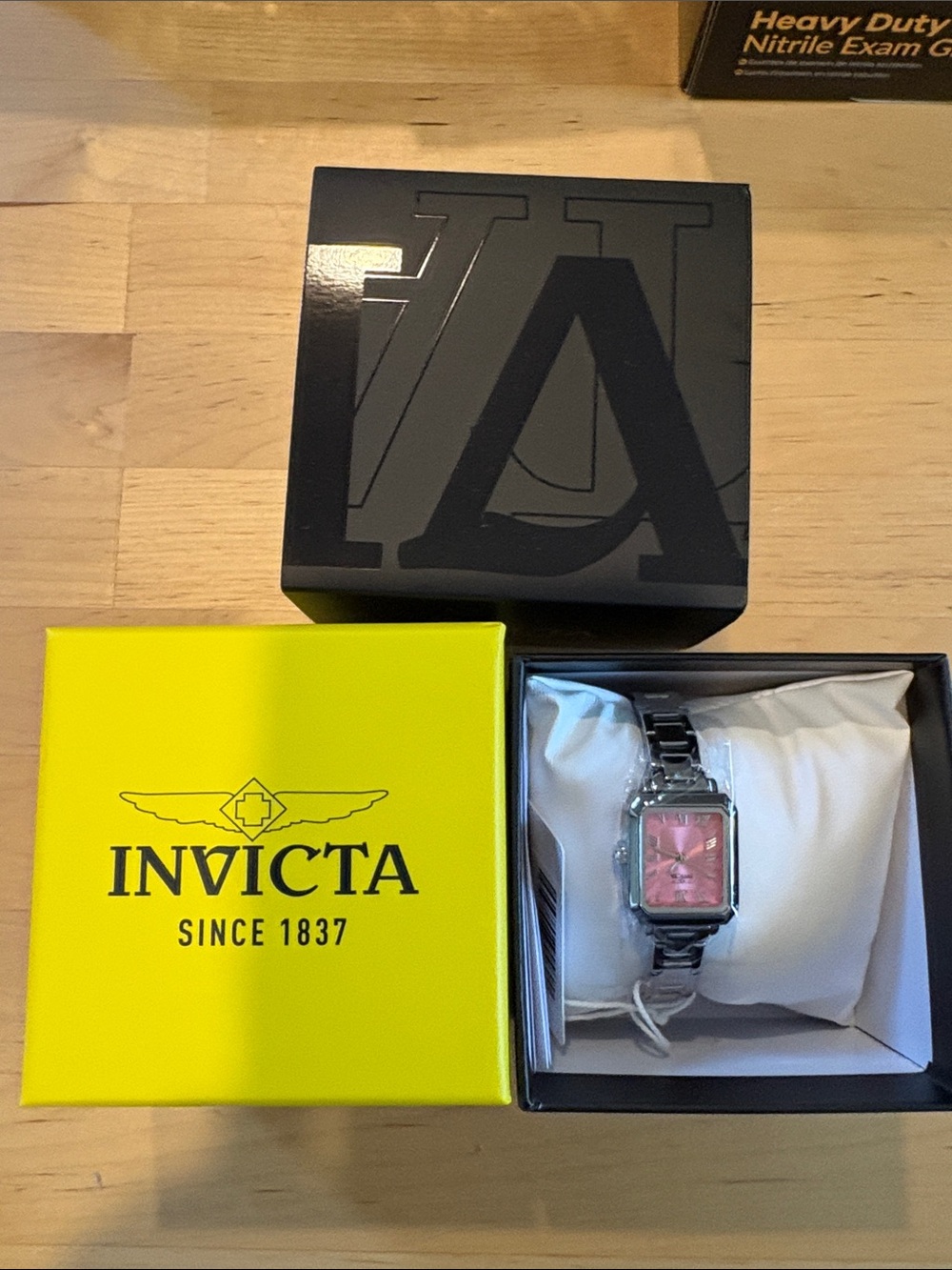 Invicta Women's Silver Bracelet Watch with Pink Dial